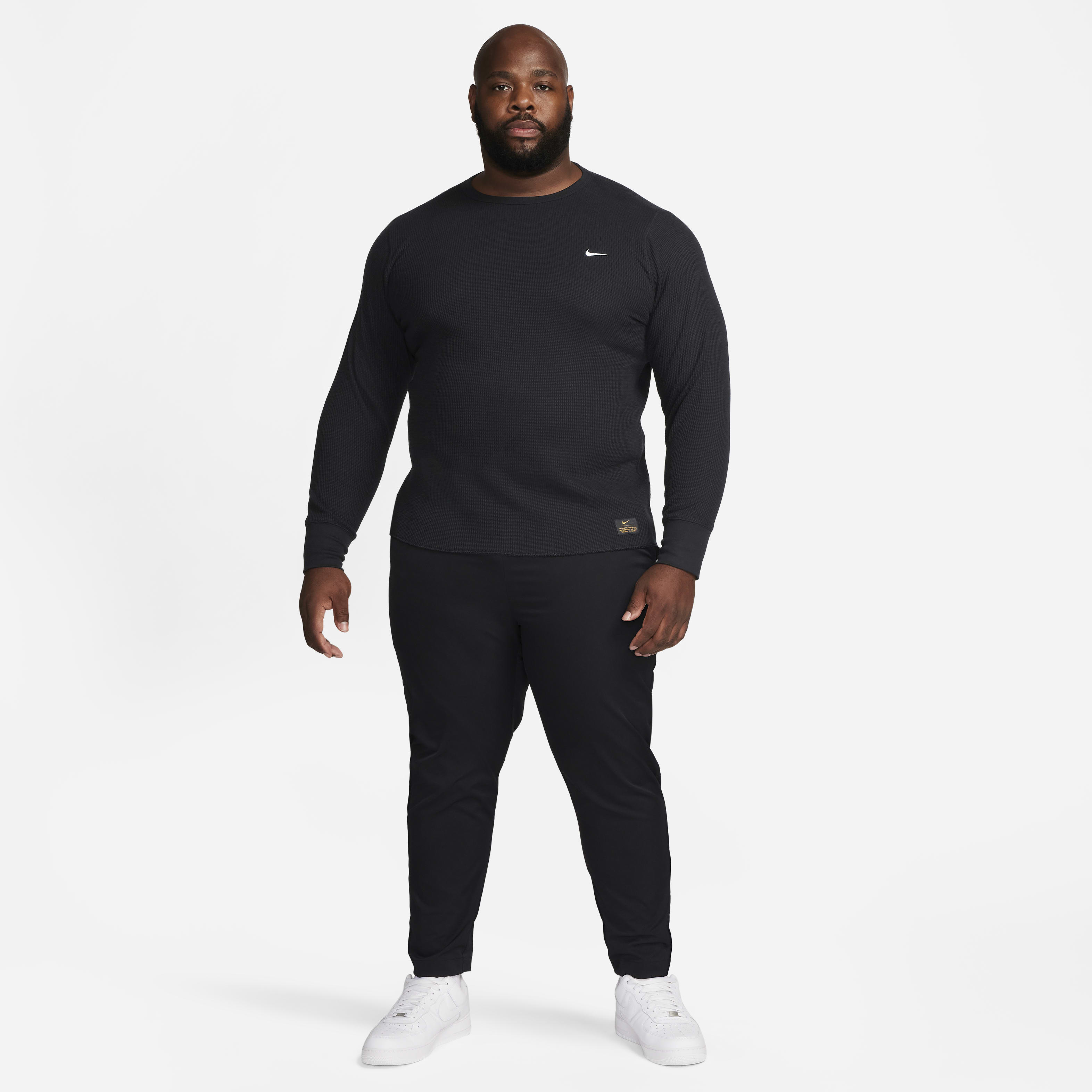 Nike Life Men's Long-Sleeve Heavyweight Waffle Top | The